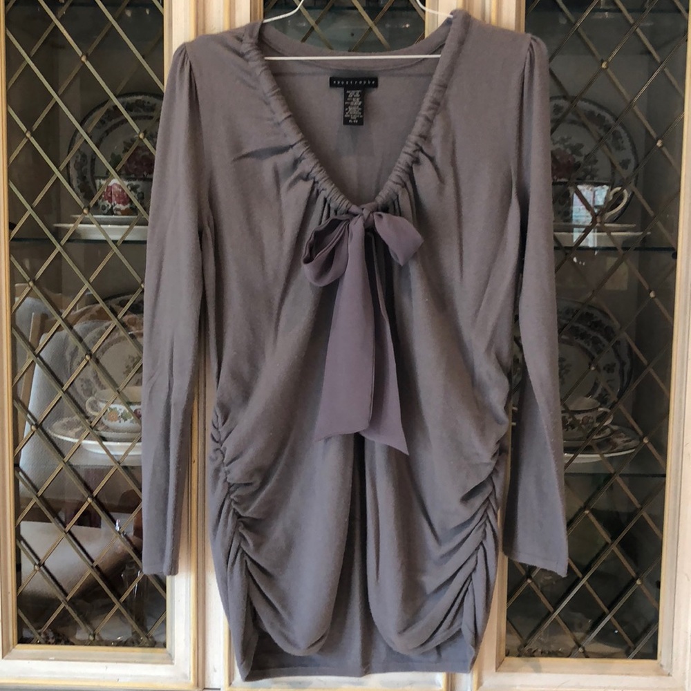 Gray cardigan
